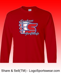 Adult Red Long Sleeve Design Zoom
