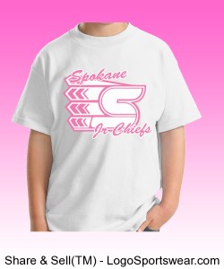 Youth Pink T-shirt Design Zoom