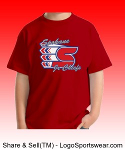 Youth Red T-shirt Design Zoom